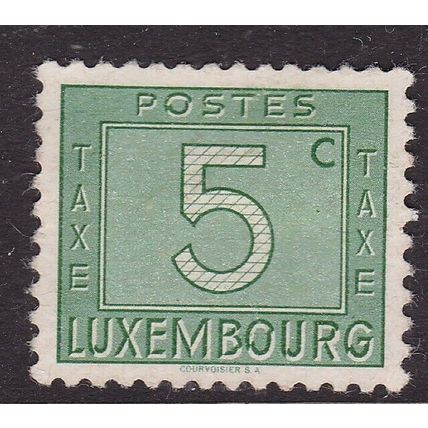 Luxembourg 1946 Postage Due 5c Mint Hung SG D488 VGC