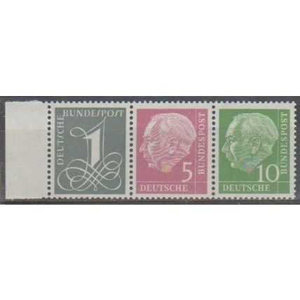 Mi: w18 y II MNH 1958/60 heuss Cat € 14