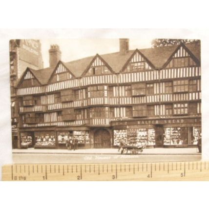 vintage postcard Old Houses of Holborn, London