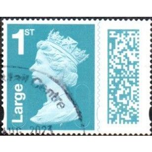2022 Machin 1st Large Value. M22L & MFIL From Booklet of 4. Fine Used Off Paper
