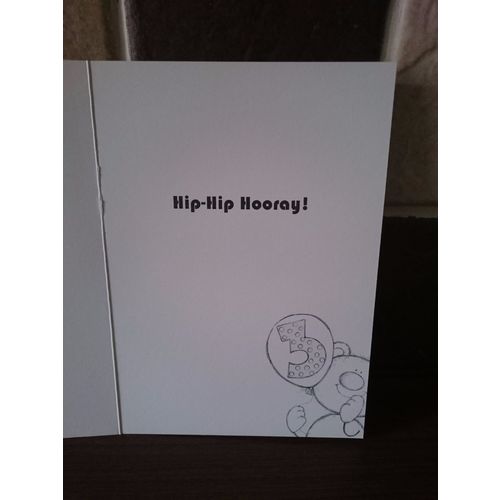 Age 3 Birthday Card - 3 Today -18