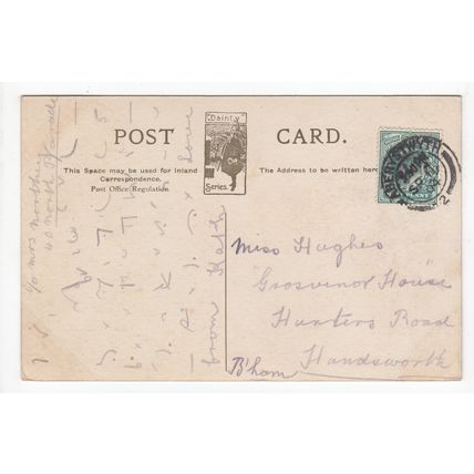 The Church Llanbadarn Postcard Cardiganshire 1904 Dainty Series