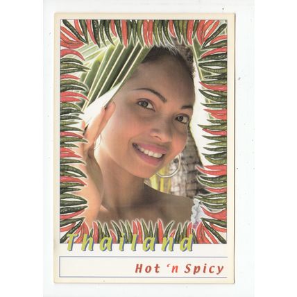 Thai Girl Hot and Spicy Koh Samui Thailand Postcard