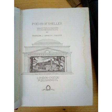 Poems of Shelley by Caxton Press - Approximately 1920