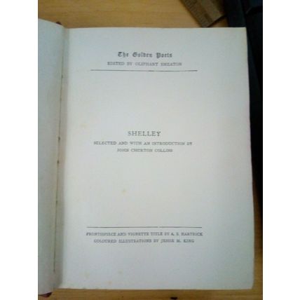 Poems of Shelley by Caxton Press - Approximately 1920