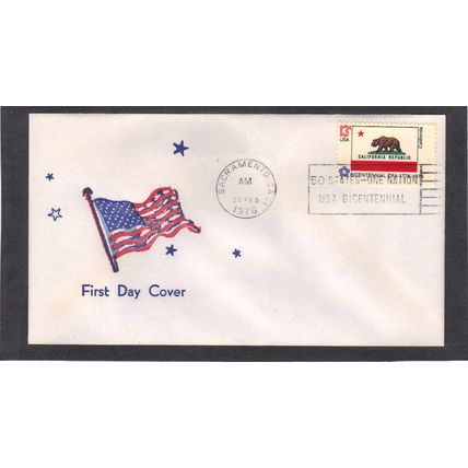 FDC 1663 13c California (Unkn Cachet-U/A) CV39508
