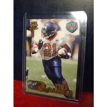 1997 Pacific Crown TIKKI BARBER (Giants) Draft RC #423