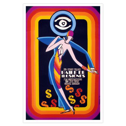 Cuban decor Wall Design movie Poster for Cuba film.Dance.DECO art.Pollack