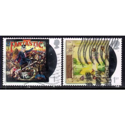 GB 2019 QE2 1st x 2 Elton John Capt Fantastic & Brick road SG 4262/3 /A ( C208