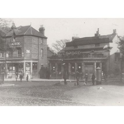 The George Hotel Wanstead Essex in Victorian 1890 Postcard