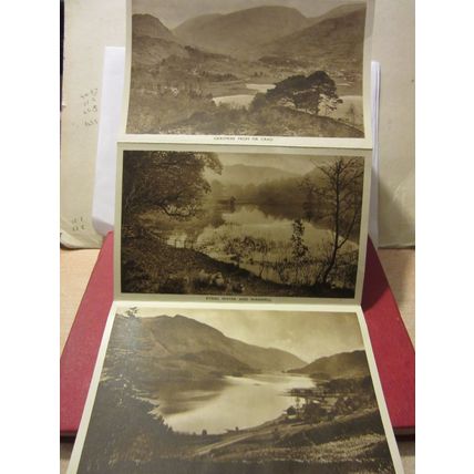 THE TWELVE CHIEF LAKES, CUMBRIA unused antique letter card by Abraham =