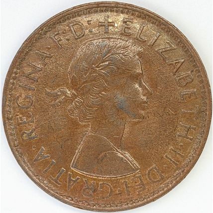 AUSTRALIA 1960 Halfpenny / ½ Penny Perth Mint (I - D)