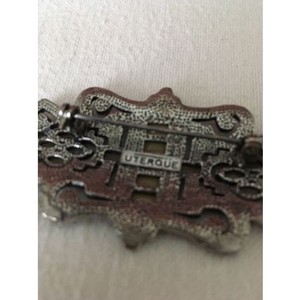 Stunning UTERQUE Italian Costume Brooch