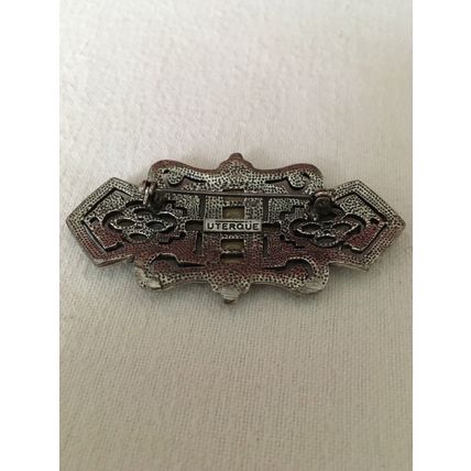 Stunning UTERQUE Italian Costume Brooch