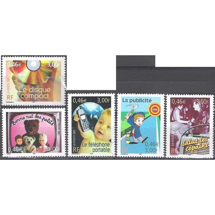 France 2001 Michel 3561 - 3565 Neuf ** Cote (2008) 6.00 € Le siècle