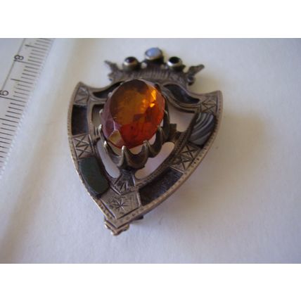 Antique Victorian Silver Luckenbooth Brooch SPARE REPAIR
