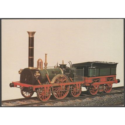 Model of Adler Lokomotive, Nürnberg to Fürth, 1835 - J Arthur Dixon Postcard