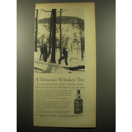 1959 Jack Daniel's Whiskey Ad - A Tennessee Whiskey Tree