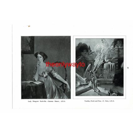 Bubbles [Children] (Margaret Sackville ++ On Reverse), Book Illustration, 1910
