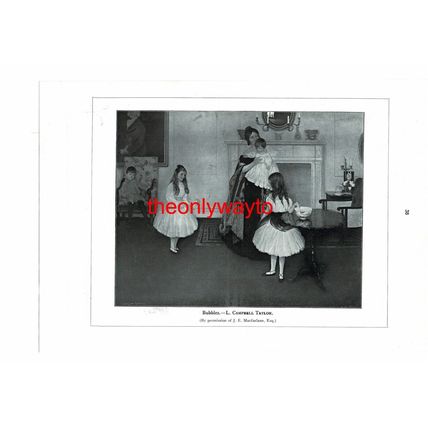 Bubbles [Children] (Margaret Sackville ++ On Reverse), Book Illustration, 1910