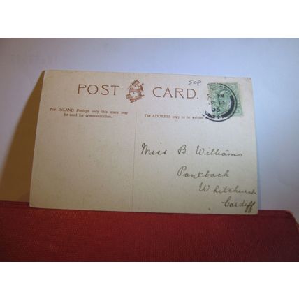 HEREFORD CATHEDRAL, used postcard by Hartmann 1905 pm =