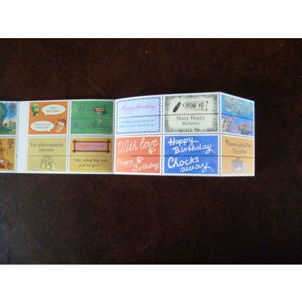 GB 1994 KX6 booklet 10 1st Greetings stamps SG1800-9 Rupert Paddington Bear