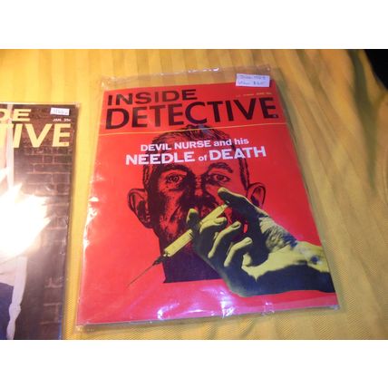 Early 1960's INSIDE DETECTIVE MAGAZINE LOT!! WOW!! $100.00/SHIPPED!!