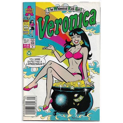 Veronica #23 (1992) *Archie Comics / Betty / Cover Artwork By Rex W. Lindsey*