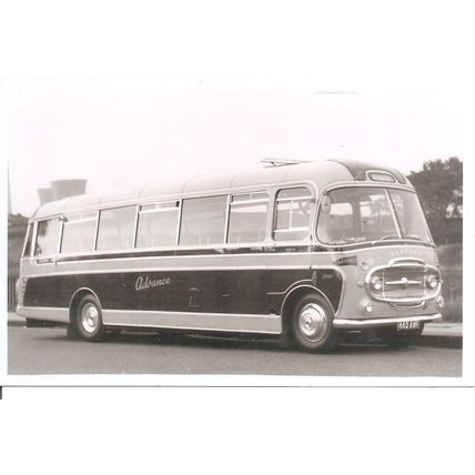 Black & White Photo of Advance Coaches (C. A. Whiteley Ltd.) of Maltby - 662 AWR