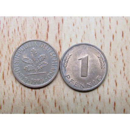 1985j 1 Pfennig Germany Coin