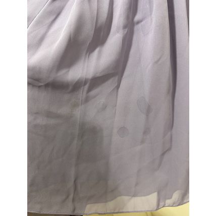 David's Bridal Lavender Bridesmaid, Prom, Homecoming Dress Sequin Straps Stained