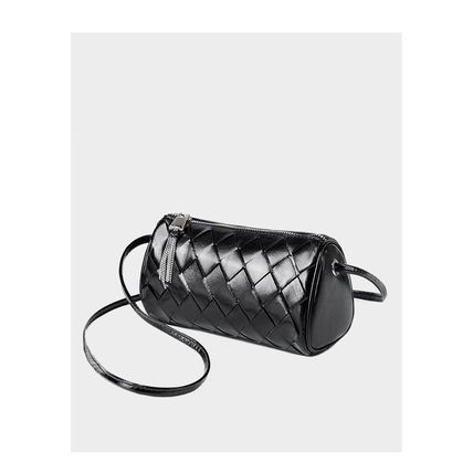 Women Trendy Small Shoulder Bag Genuine Leather Hobo Handbags Black