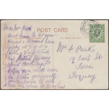 Council House, Birmingham, 1912 - Timothy Jones RP Postcard