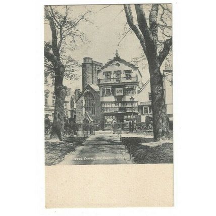 Exeter, Old Houses (Mol's Coffee House), Devon, Postcard.