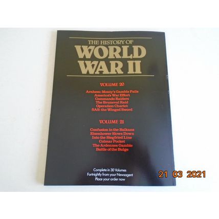The History of World War II Volume Nineteen Orbis Publications
