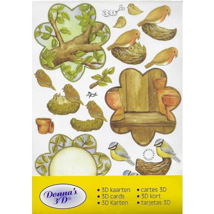 Donna's 3D. Cardmaking Kit. Cardmaking Crafts Decoupage Craft Kits
