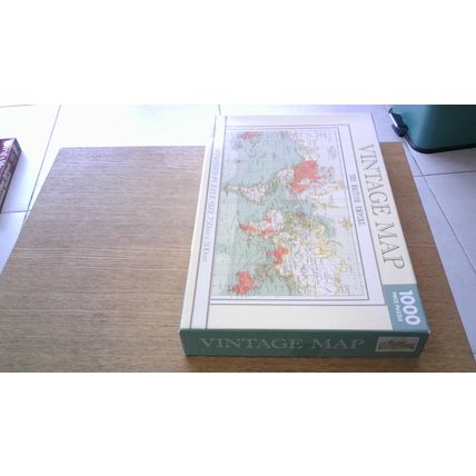 VINTAGE MAP: THE BRITISH EMPIRE Jigsaw Puzzle (1000 Piece) 2018