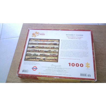 THE LONDONER'S TRANSPORT THROUGHOUT THE AGES Jigsaw (1000 Piece) Pomegranate