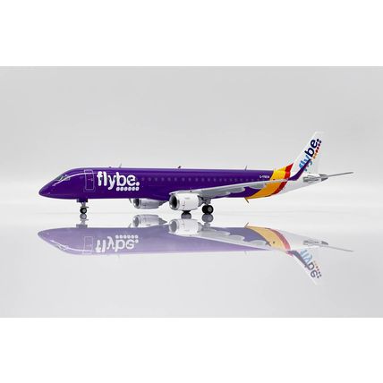 EMBRAER ERJ-195LR FLYBE REG: G-FBEM W/STAND - JC WINGS LH2294 1/200 - PRE ORDER