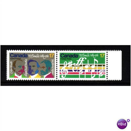CANADA 1980 O'CANADA MUSIC SG 980/981 SET 2 VALS U/M MINT
