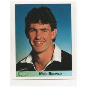 Merlin Rugby World Cup 1995 sticker No.177 Mike Brewer