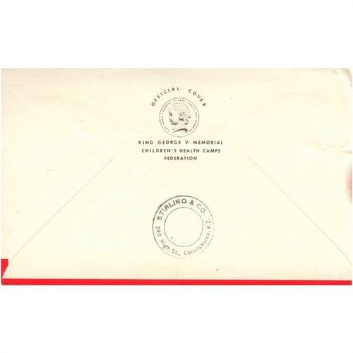 New Zealand Cover 1957 - SG 761-762 - Health Stamps - Pledge Your Help