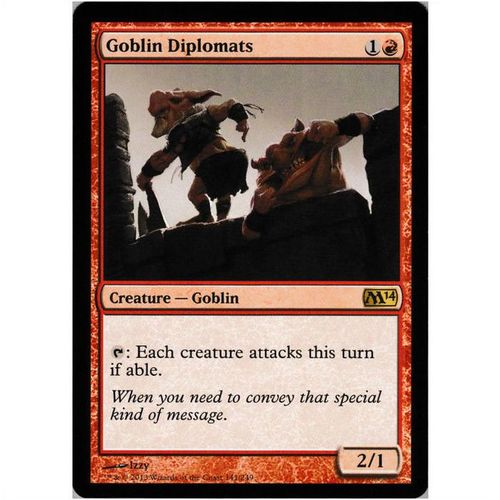 Magic the Gathering - Core 2014 - #141/249 - Goblin Diplomats