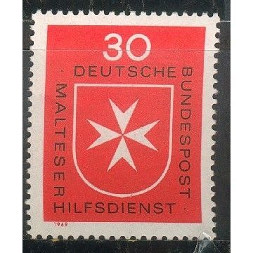 Germany 1969 - SG1500 - "Malteser Hilfsdierist" (welfare organisation) (unused)