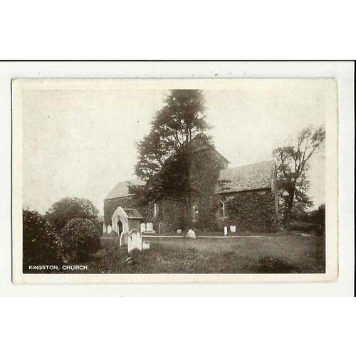 Sussex KINGSTON Church Postcard by A.E. Harris