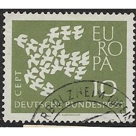 1961 Michel 367y - fine used (o) - Fluor paper