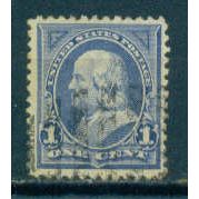 Used 264 1c Benjamin Franklin Fine Plus M02992