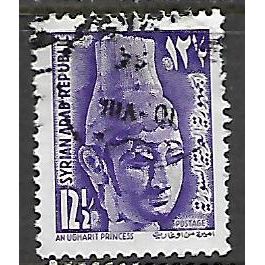 SYRIA 1964 12 1/2p VIOLET UGHARIT PRINCESS SG 835 FINE USED#