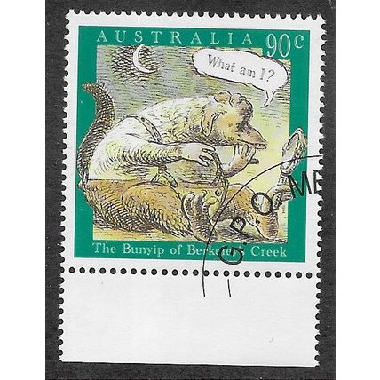 AUS 1994 90c 'A BUNYIP OF ABORIGINAL LEGEND'(C.T.O) FINE USED (EBID76-459)
