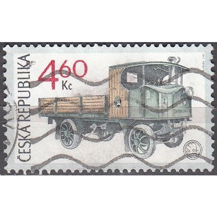 Ceska Republika 1997 Michel 159 O Cote (2009) 0.20 € Camion Skoda 1924